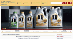 Desktop Screenshot of lubmaster.hu